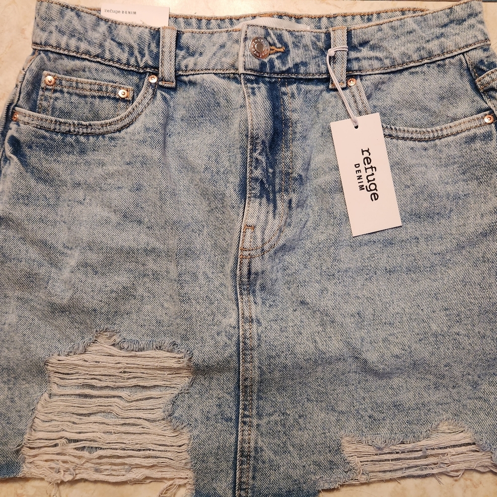 Jean Skirt Size Med